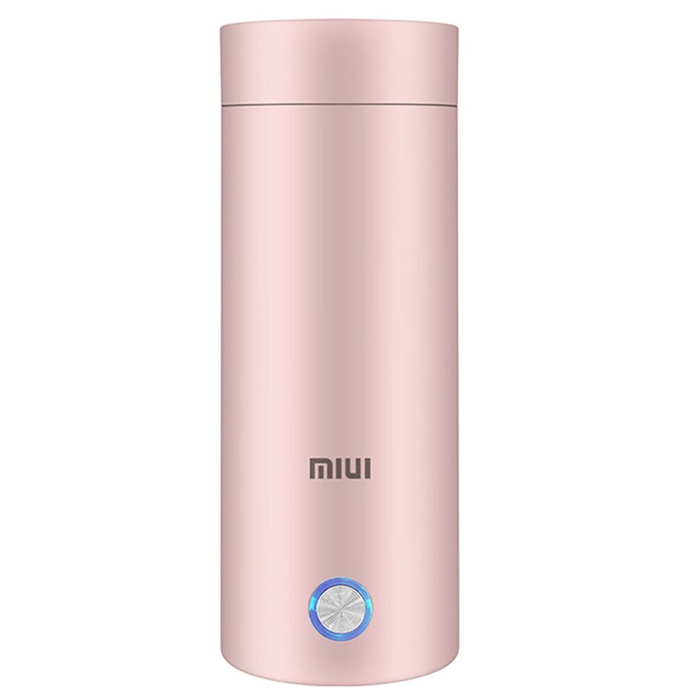Xiaomi MIUI Tragbare Elektrische Wasserkocher Tasse 220V 400ML Tee Kaffee Reise Kochen Wasser warm Halten Clever Küchengeräte Winter 300W: Rosa / EU