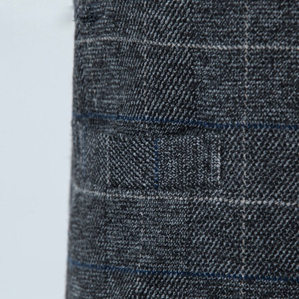 Heren casual mouwloos jasje heren formele vesten kostuum vest slanke wollen geruite vest britse herfst pak vest 5xl 6xl