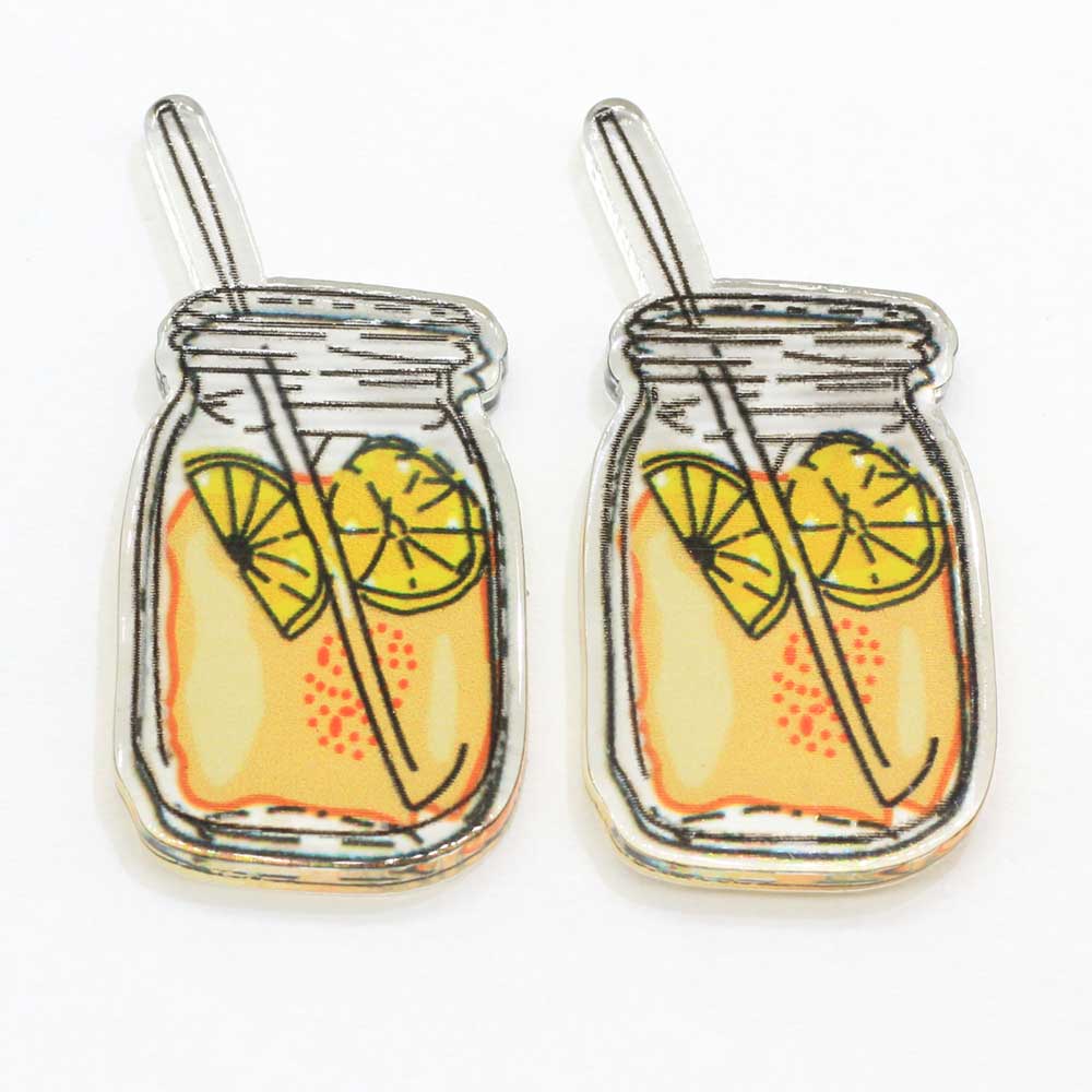 10/100pcs Kawaii Colorful Drink Bottle Planar Resin Flatback Cabochon Girl Hair Bow Center DIY Drinks Cabs Patch Sticker Phone: 50PCS / 4