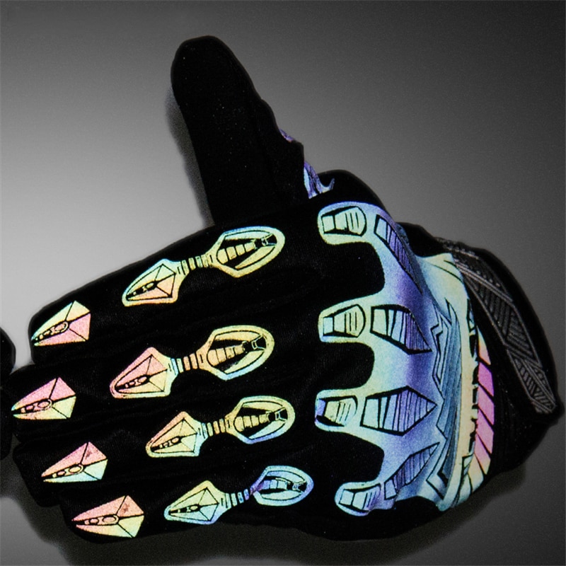 Reflective Winter Waterproof Cycling Gloves Fingers Touch Screen Bike Gloves Windproof Sport MTB Road Full Finger Bicycle Gloves
