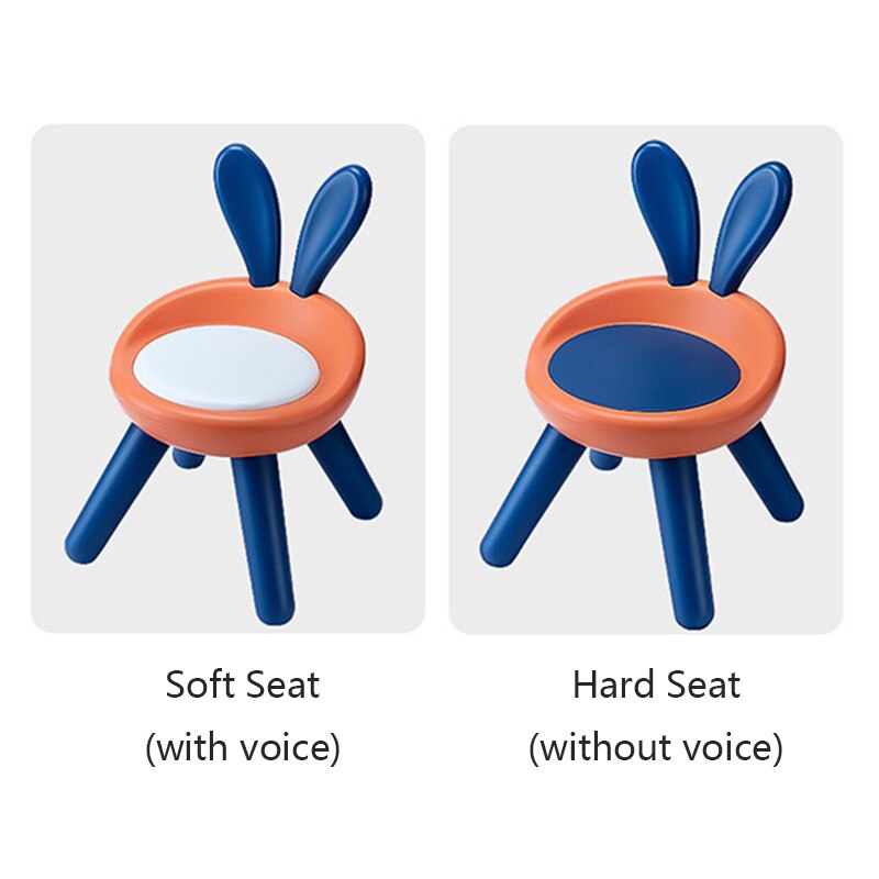 Chaise en plastique pour enfants dessin animé, avec et sans choix de musique, idéale pour l&#39;artisanat artistique, Snack temps, école à domicile, devoirs, pour enfants