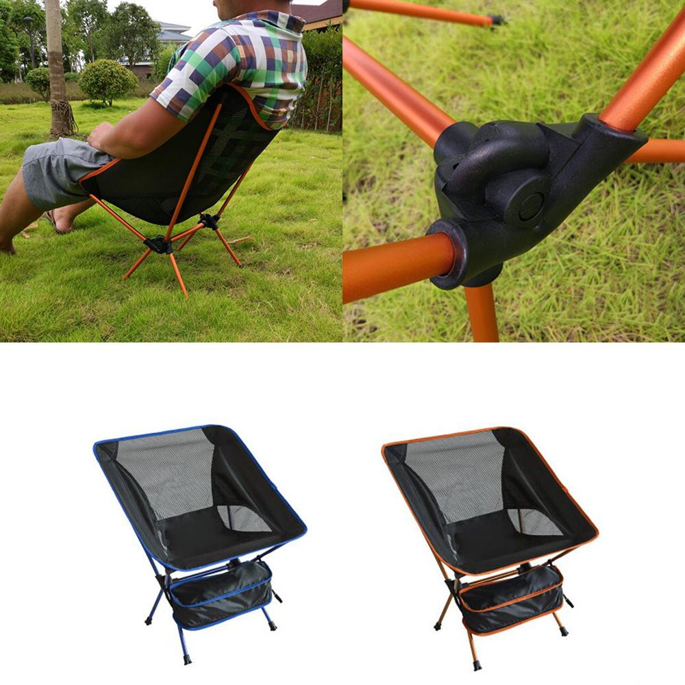 Outdoor Camping Fishing Chair Beach Backpack Chairs High Load Ultralight Camping Chair Portable Picnic Seat Fishing Tools Chair