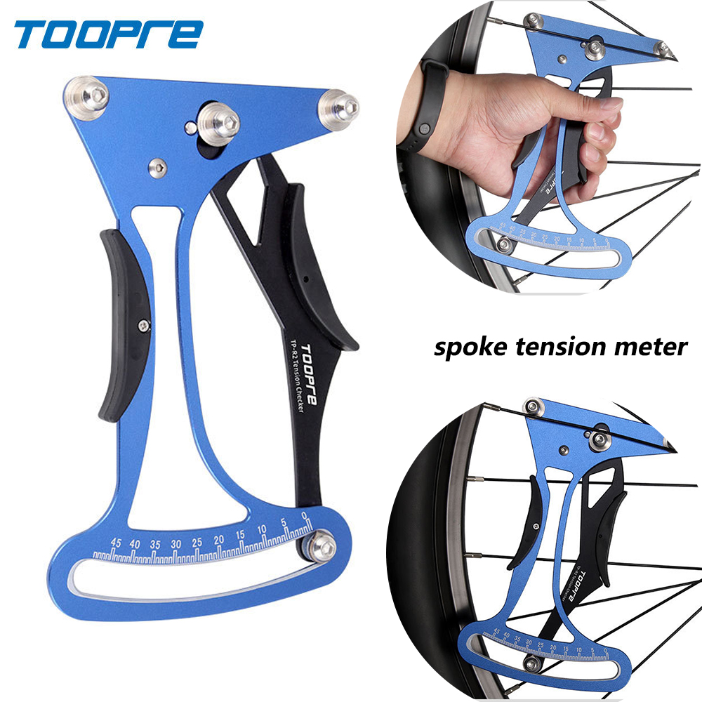 Fahrrad CNC hohl Speichen Spannung Meter Werkzeug Rad Speichen Bauherren Reparatur Werkzeug Prüfer Anzeige Genaue Ultra licht 155g