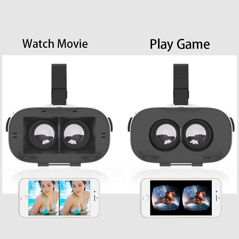 Original Fiit 2N 3D Glasses VR Virtual Reality Headset 120 FOV Video Google Glass Cardboard Helmet For Phone 4-6' + Remote