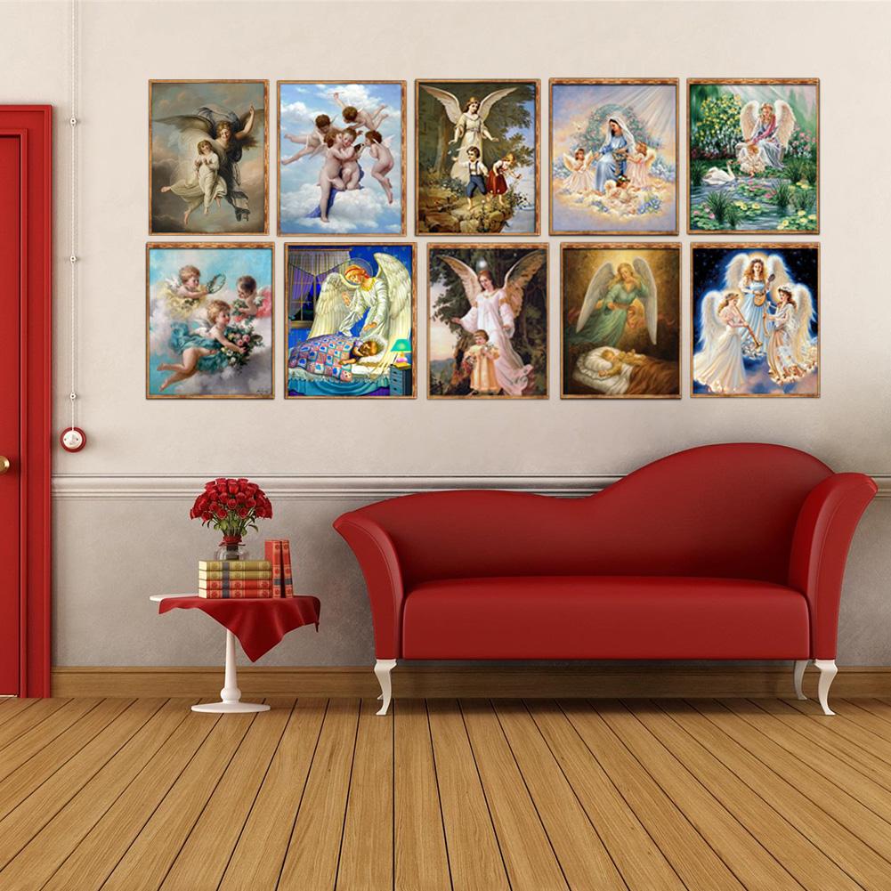 5D DIY Full Drill Diamond Painting Angel Cross Stitch Craft Embroidery Oxidation Resistance Irradiation Resistance Mosaic