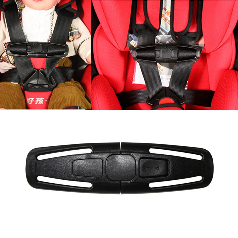 1 unidad de correa del coche de seguridad para bebé, cubierta del cinturón de seguridad para niño pequeño, arnés de pecho con Clip, hebilla segura, accesorios de coche para cochecitos, asiento de seguridad