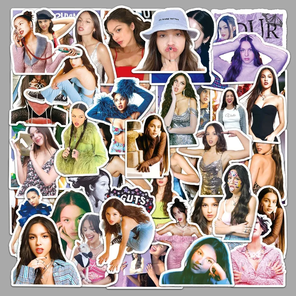 10/50pcs Singer Olivias Stickers For Car Laptop Phone Stationery Decal Waterproof Graffiti Sticker Fans Toys