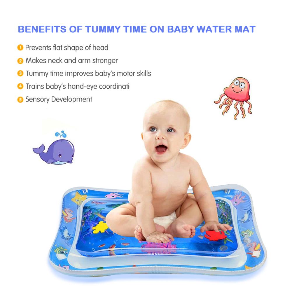Zomer Opblaasbare Water Mat Voor Baby 'S Veiligheid Kussen Ijs Mat Vroege Onderwijs Speelgoed Spelen Baby Speelkleed Peuter Grappige Pat pad