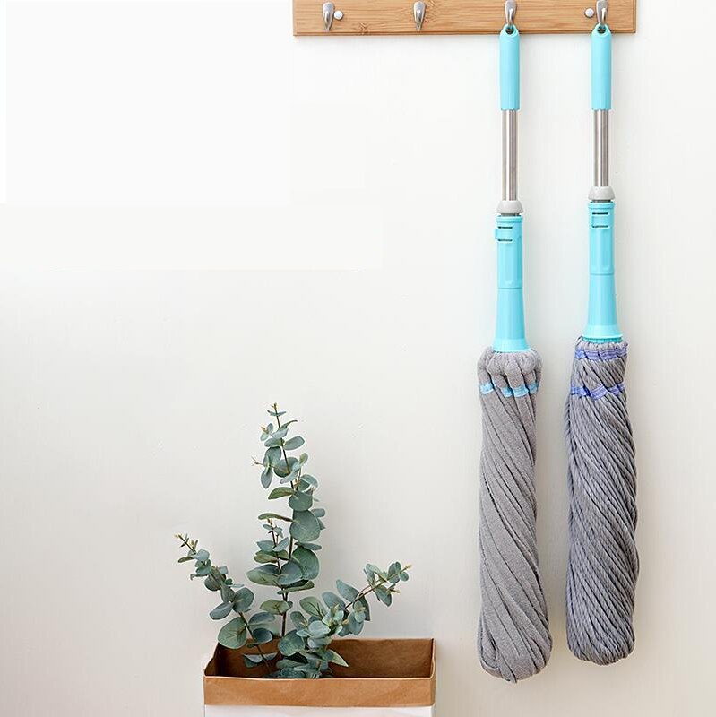 Serpillière ronde à torsion automatique, outil pratique pour essuyer les fenêtres à presser à la maison, nettoyage ménager, tampons de sol