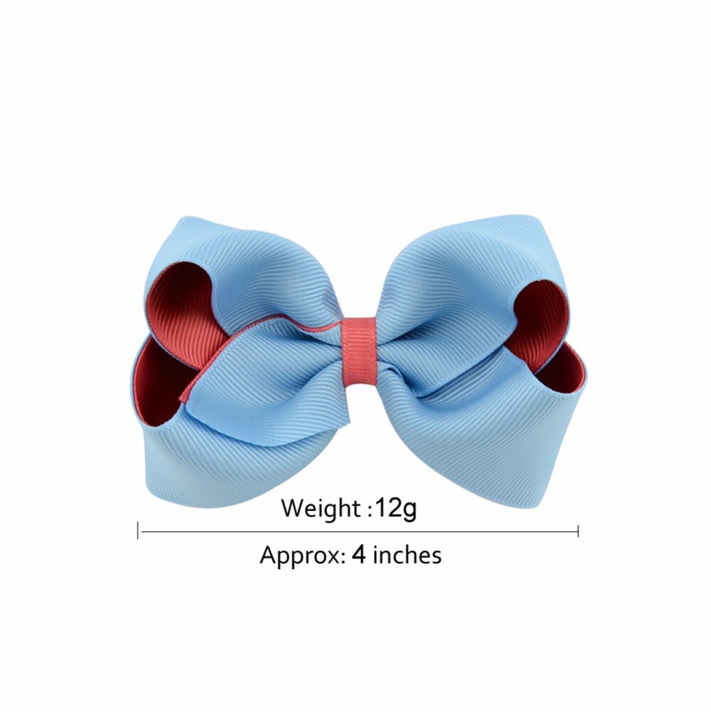 1Pcs 4 Inch Boutique Peuter Meisjes Snoep Kleuren Haarspeld Haarelastiekjes Krokodil Clips Met Kids Kinderen Haar Accessoires 656