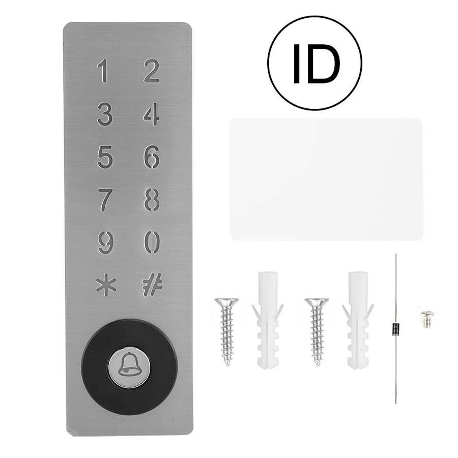 Door access control keypad waterproof metal door opening access control machine support Wiegand 26/34 output for home security: ID