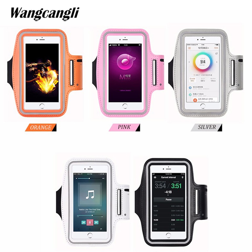 Voor iPhone 5.5-inch Waterdichte Universele Hardlopen Gym Sport Armband Case Mobiele Telefoon Arm Band Bag Holder Smartphone arm band