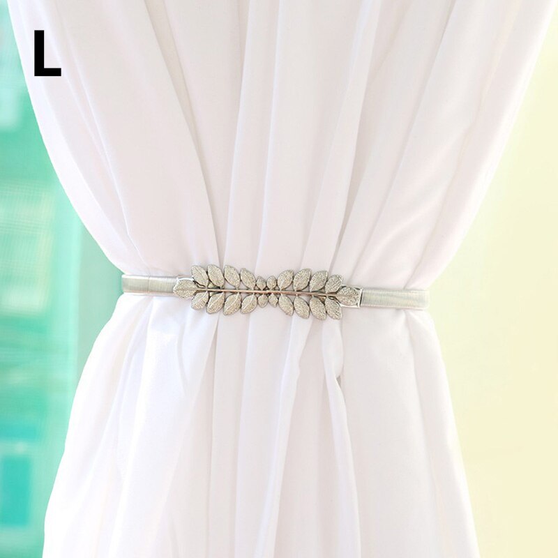 Kreative Vorhang Strap Tie Elch Form Aluminium Legierung Metall Vorhang Riemen Gold Siliver Vorhang Schnallen Für Home Vorhang Clip Acces: L
