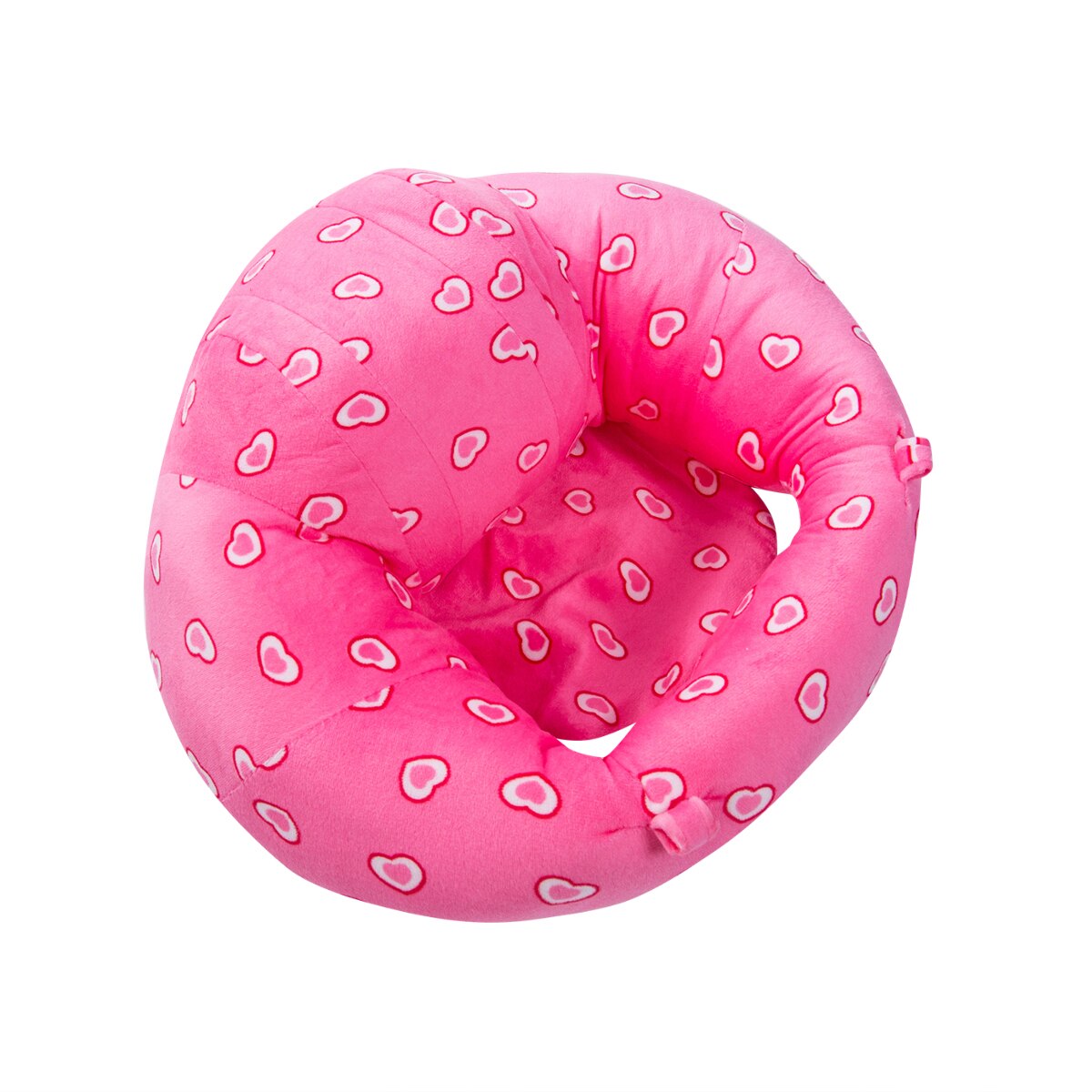 Asiento de apoyo para bebés, cómodo cojín suave para sentarse, sofá, almohada de felpa, bolsa de juguete, sillas coloridas para bebés: Red spots