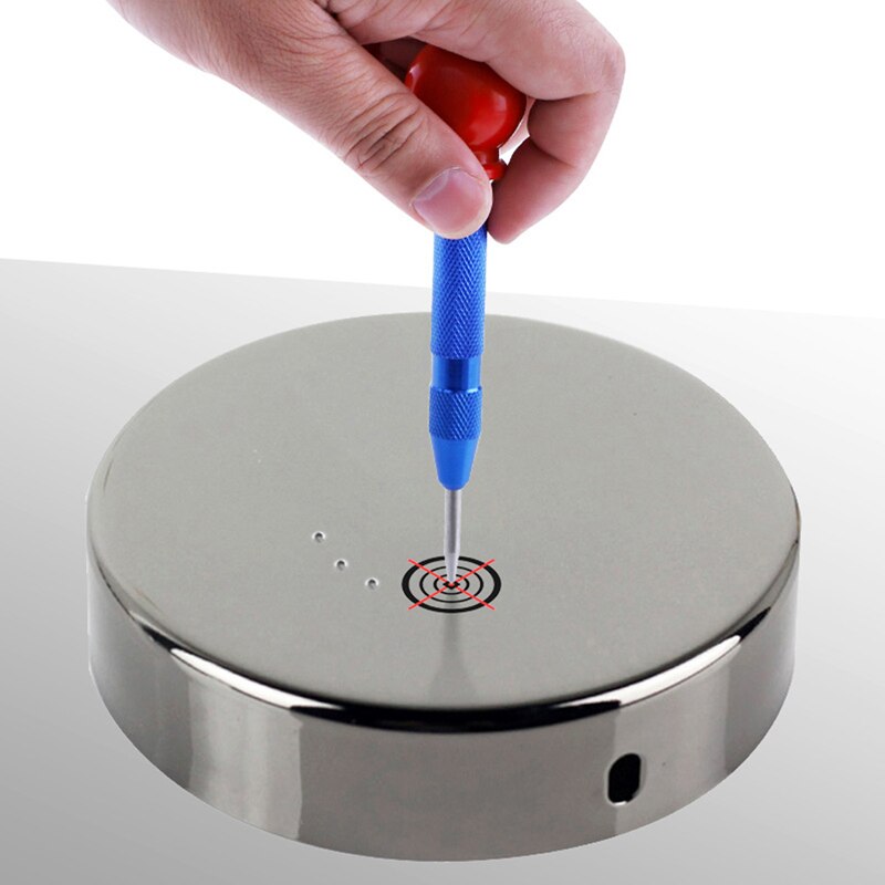 Carpenter Pencil Set Solid Woodworking Construction Marker with Center Punch Built-in Sharpener Deep Hole Mechanical Pencil Tool