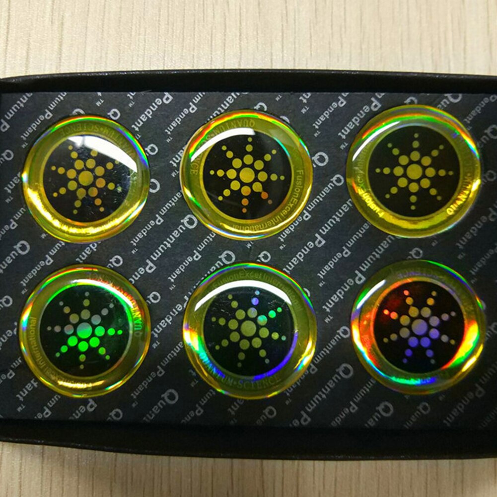 6 Stuks Ronde Backing Beschermende Duarble Energiebesparing Voor Telefoons Tabletten Gezondheidszorg Anion Energie Protector Siliconen