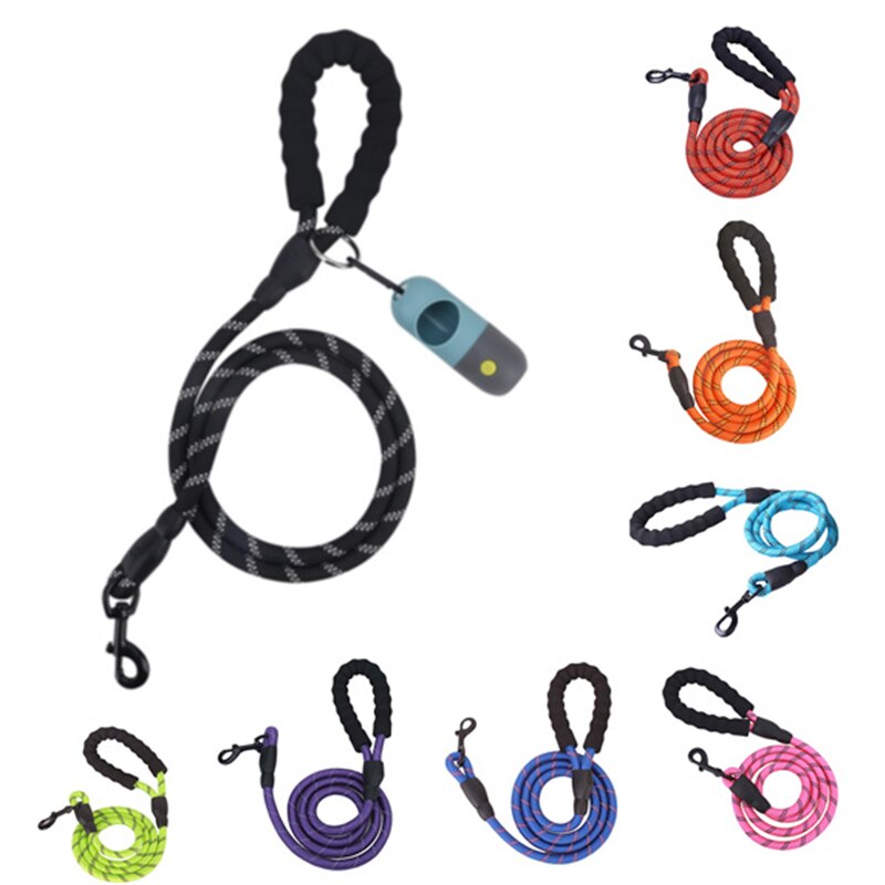 70Kg Pet Hondenlijn Rope Nylon Zinklegering Verstelbare Training Lead Pet Hondenlijn Strap Touw Tractie Hond harnas Kraag Lood