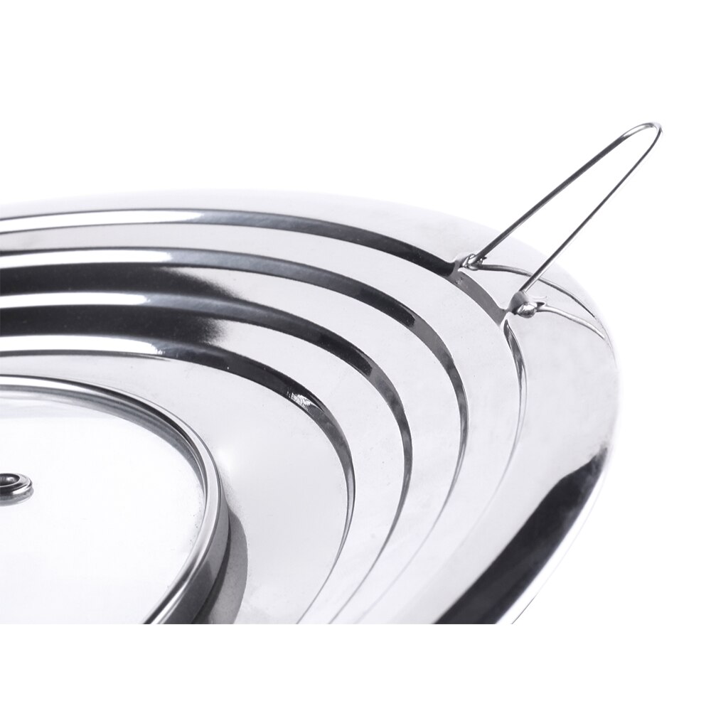 Pot Lid 24-26-28-30cm Pan Lid Frying Pan Cover Stainless Steel Kitchen Pot Lid Multifunction Frying Pan Lids Kitchen Accessories