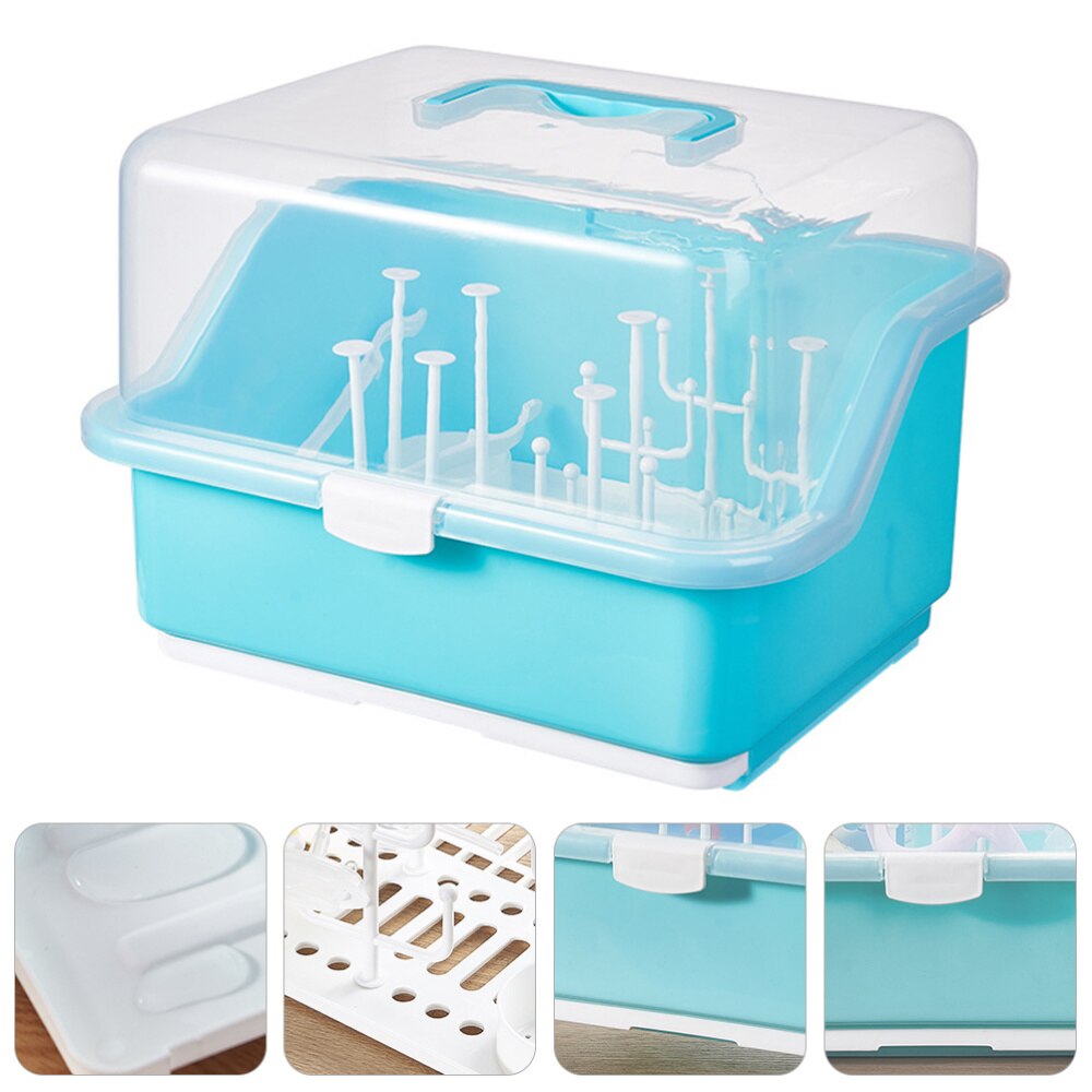 Babyflaskor torklåda spädbarn porslin förvaringslåda praktisk mjölkflaskställning: Default Title