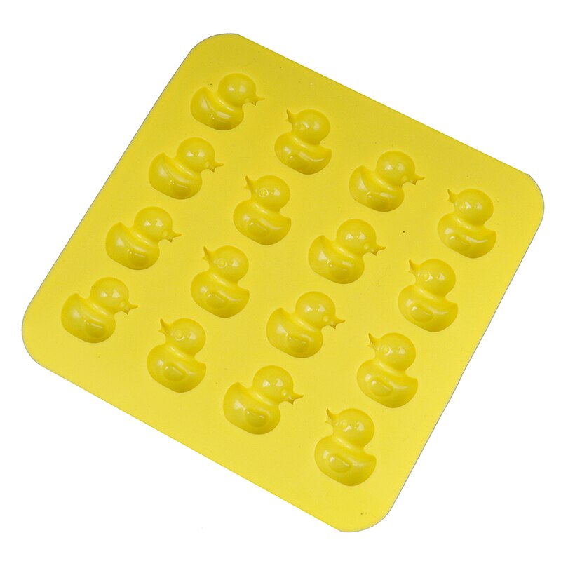 Moule en Silicone de canard mignon, bricolage, glace au chocolat, Biscuit, bonbons, outil de gâteau, en Silicone
