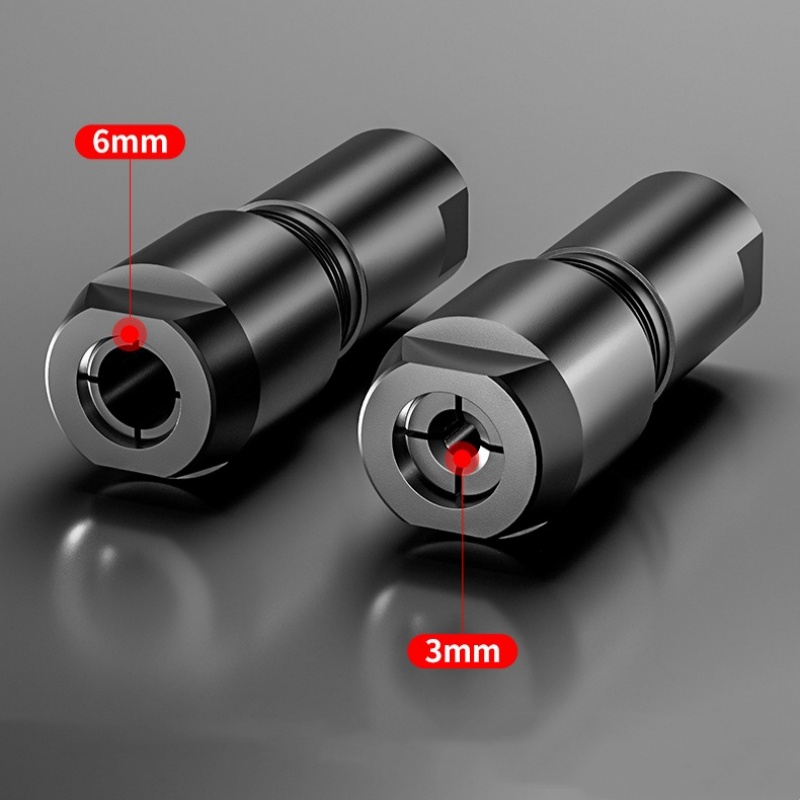 1 st. modifierad adapter för 3/6mm- vinkelslip till chuck för rak slipmaskin,  m10- gängade slipverktyg för 100-- typs vinkelslip