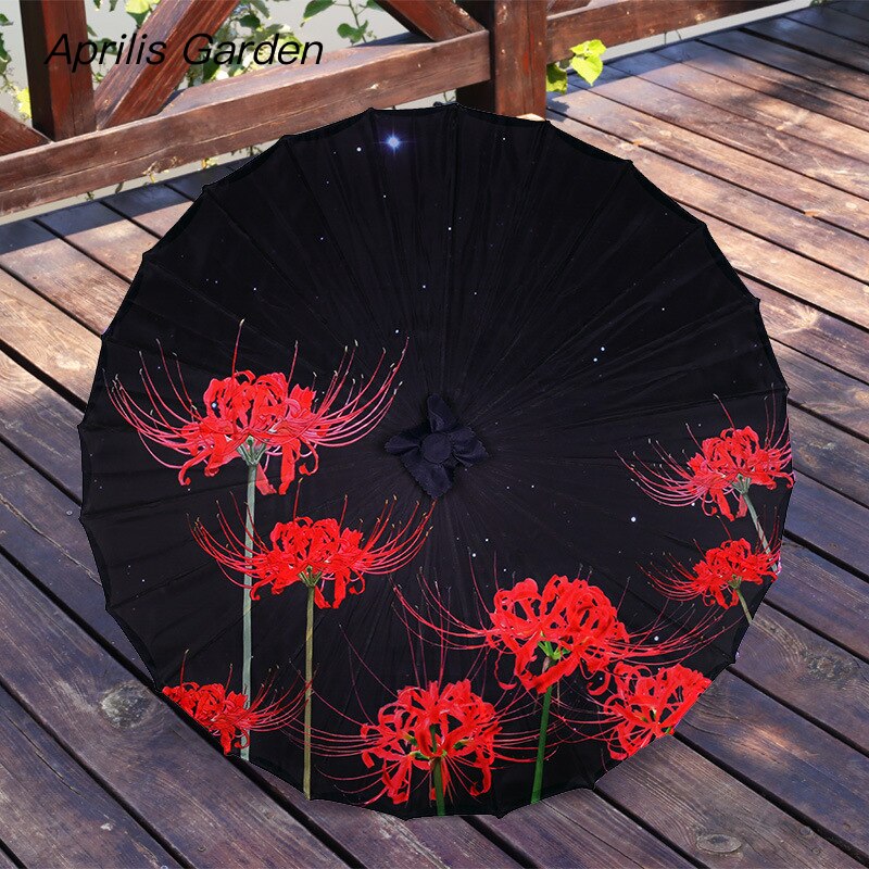 82 cm Chinesische Geölte Papier Regenschirm Falten Seide Hanfu Alte Kostüm Frau Hanfu Cos Foto Dekoration Tanz Paraguas Mujer