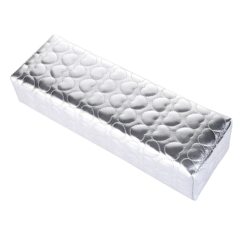 Profesjonalna skórzana ręka poduszka brzoskwinia serce miłość tłoczone ręka podłokietniki poduszka paznokci artystyczny manicure pielęgnacja uroda narzędzie jak z salonu