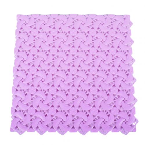 Anti-skli dusj badekar matte massasje teppe hjemme bad toalett putetrekk: Lilla