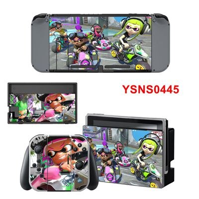 Splatoon 2 Aufkleber Nintend Schalter Haut NS Konsole Controller Vinyl Skins Decals Aufkleber Spiel Abdeckung Für NS: YSNS0445