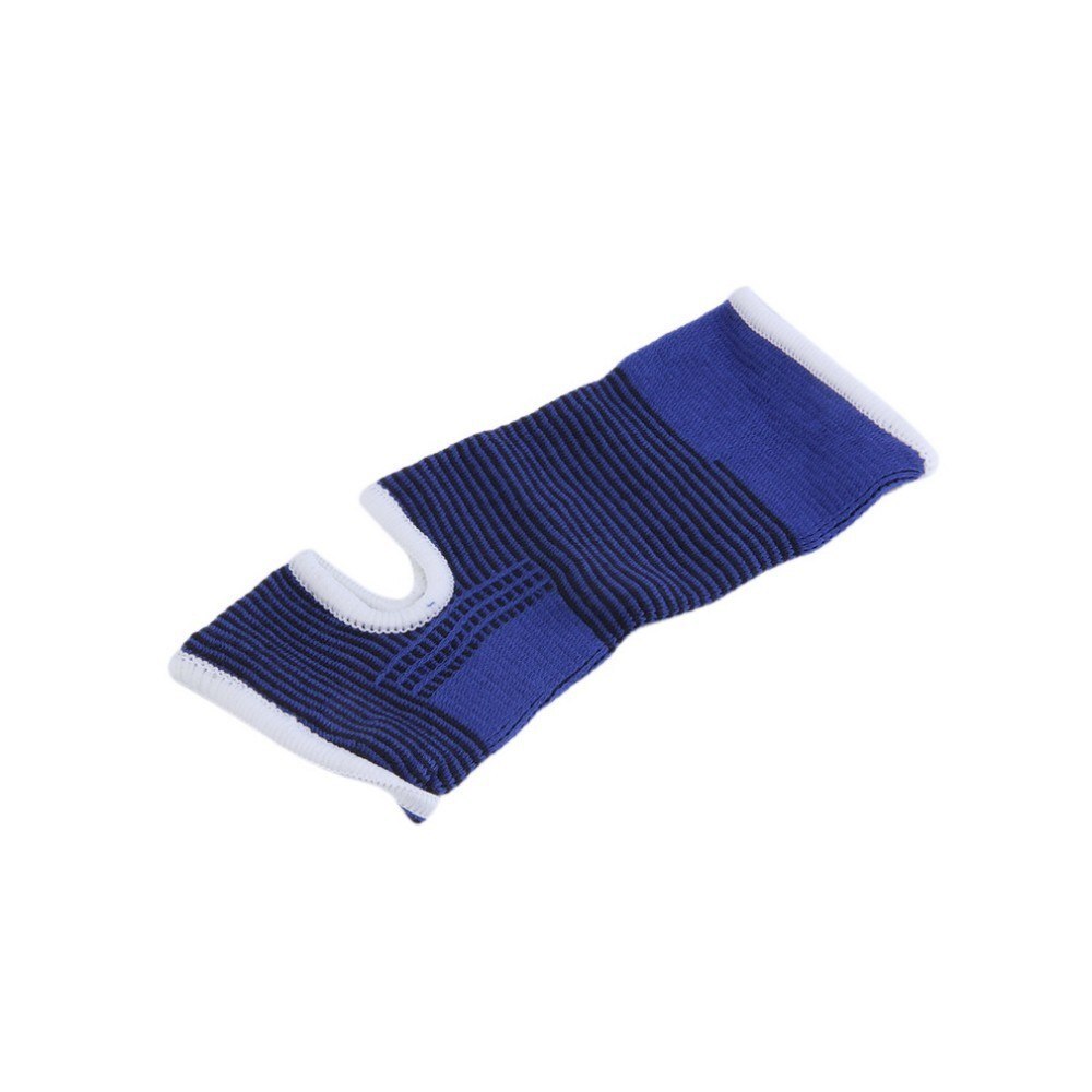1 stk elastisk strikket ankelbøjle støttebånd sports gym beskytter sko ankelterapi bandage