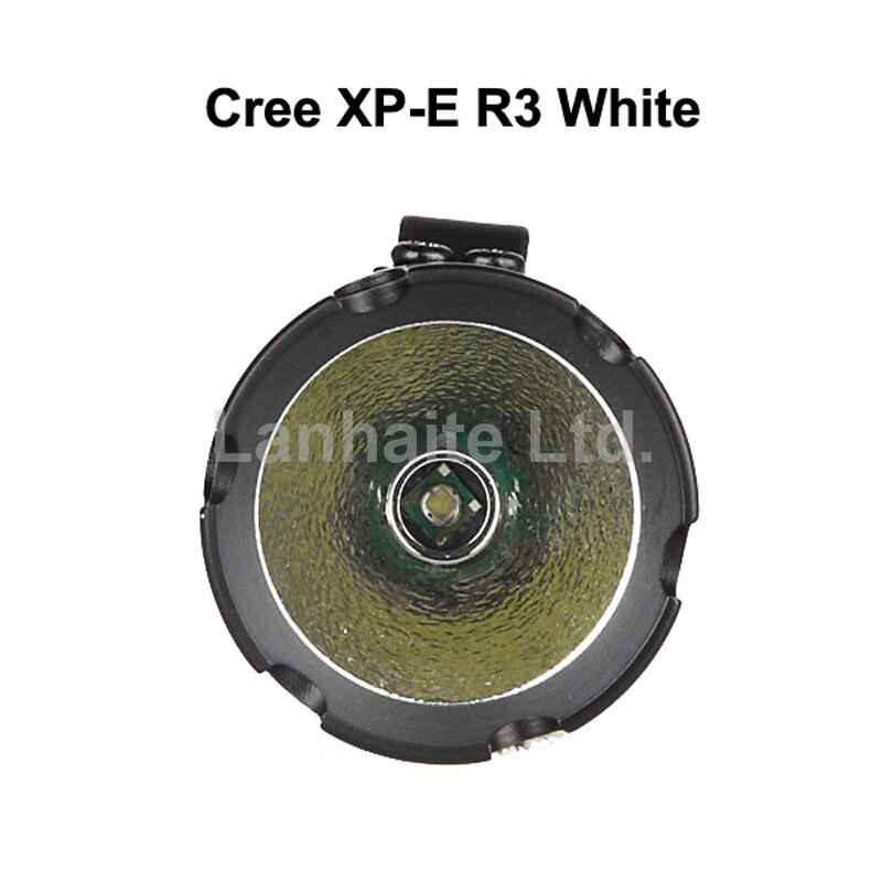 Hugsby XP-18 Cree XP-E R3 250 Lumens 3-Mode LED Flashlight - Black ( 1xAA / 1xCR123 / 1x16340 / 1x14500 )