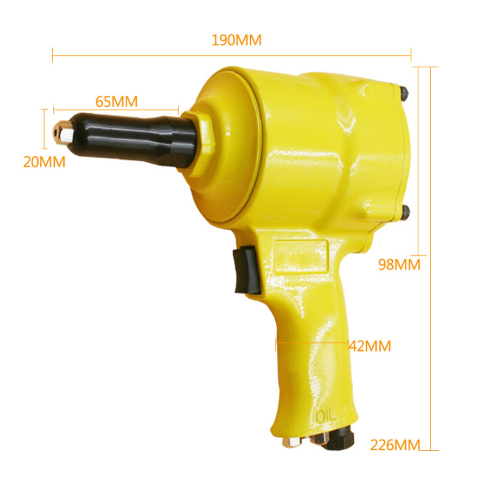 Air Riveter Pneumatic Air Riveter Air Rivet Nut Guns Insert threaded Pull Setter Riveters Riveting Nuts Rivnut Tool