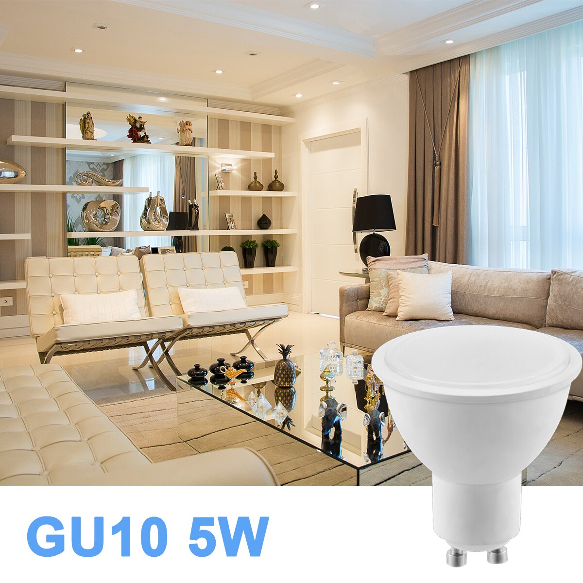 Led Maat Lamp GU10 5W Spotlight 8 Stks/partij Warm/Koud Licht 220V-240V Indoor verlichting Woondecoratie Bombillas