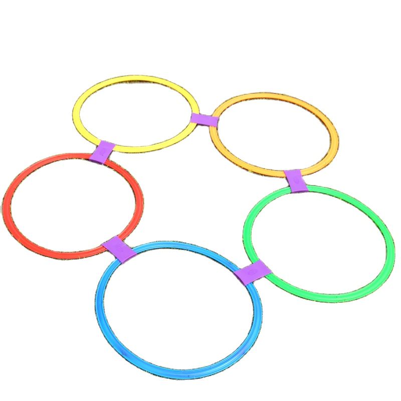 Rejilla de saltar de material PE de para niños, juego de entrenamiento de fútbol, interacción entre padres e hijos, de fábrica