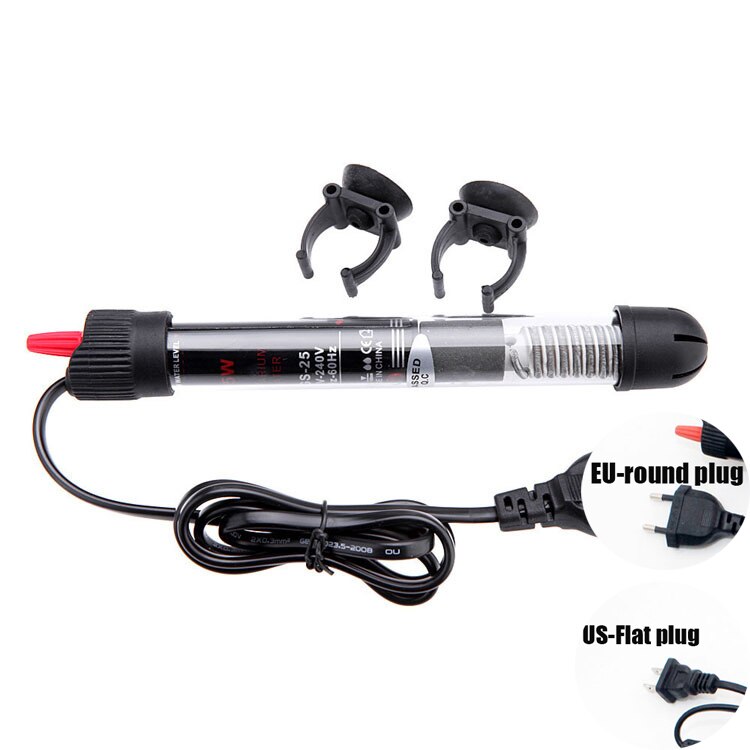 Fish Tank Heater Aquarium Stainless Steel Heating Rod Automatic Constant Temperature Water Heater With 2 Suction Cups 300w Us