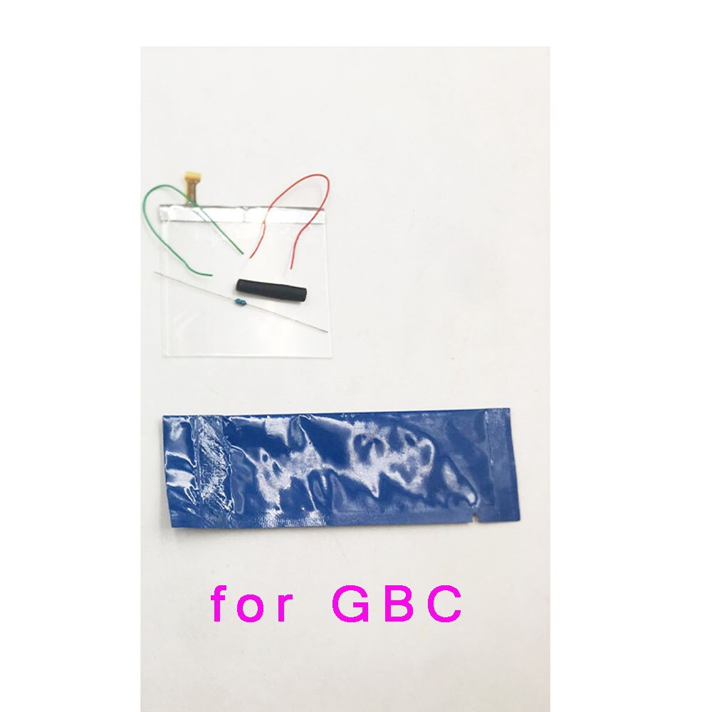 til nintendo spill gutt farge gbc frontlys frontlys frontlys mod sett til gameboy avansere gba: til gbc