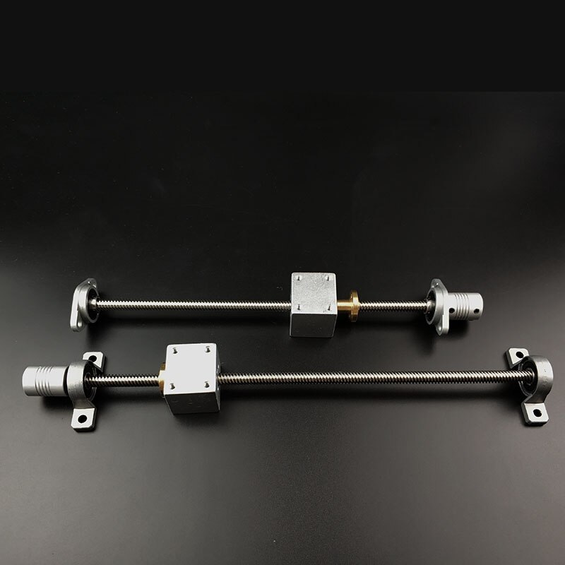 Kande Bearings 1 set Horizontal Screw Rod or 1 set Vertical Screw Rod 200mm- 500mm