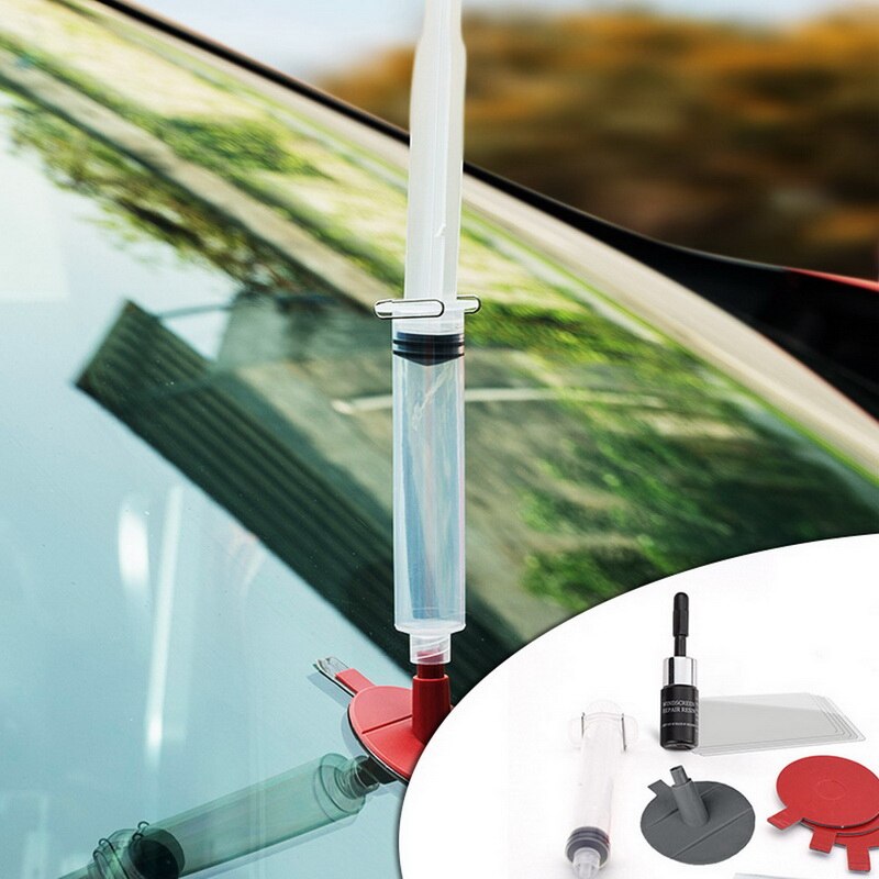 Auto verre rayure fissure restaurer outil voiture pare-brise réparation résine Kit bricolage voiture fenêtre réparation outils fenêtre verre durcissement colle