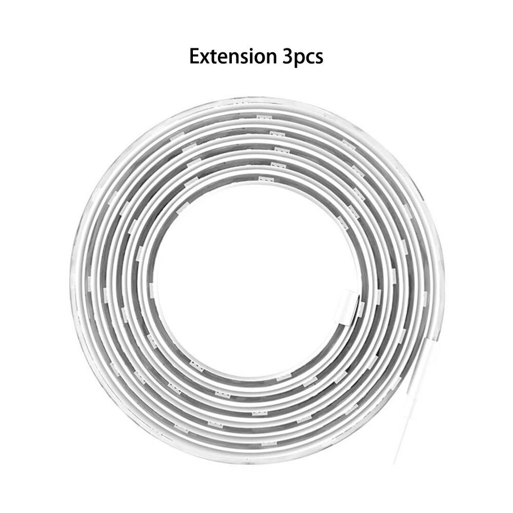 2020 Yeelight Luce di Striscia 1S di Colore del LED 2m Banda di Luce Intelligente RGB Allungabile Fino a 10m Smart Home, Casa Intelligente wiFi A Distanza di Controllo: Extension 3pcs