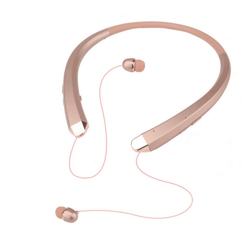 HBS-910 Bluetooth 4.1 Earphone CSR Tone Sports Neckband Mic Noise Cancelling Stereo Sweat Proof Handsfree Earphone