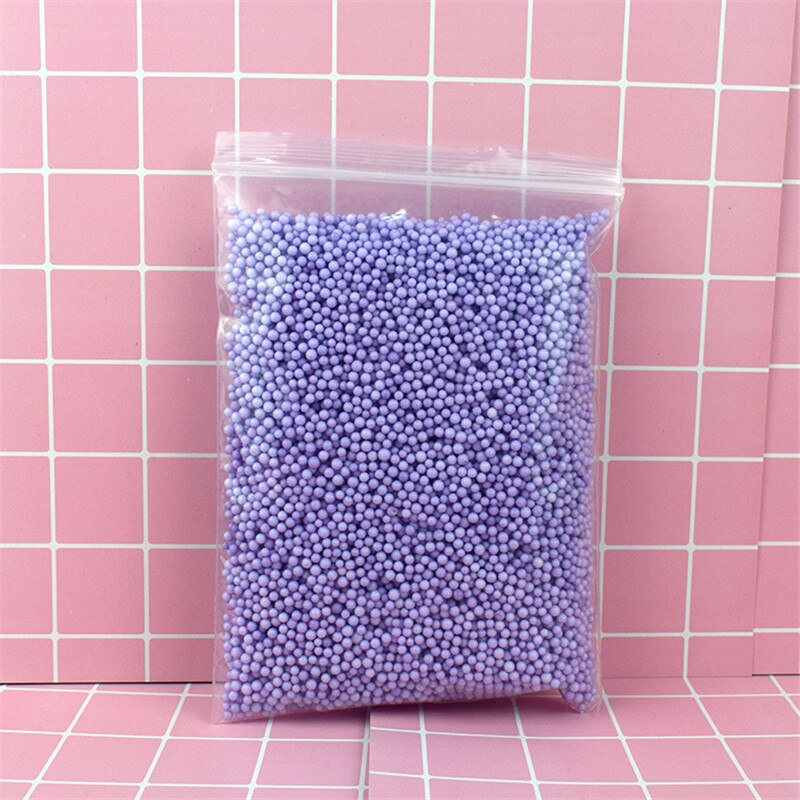 1 Pack Small Slime Beads Ball Foam Beads Mud Accessory Tiny Slime Clay Foam Filler For DIY Supplies