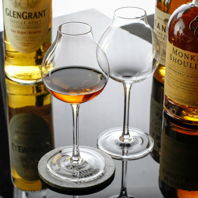 Super Niche Blender's Whiskey Glass For Bartender Wine Taster Crystal Octomore XO Brandy Liqueur Whisky Goblet Cup