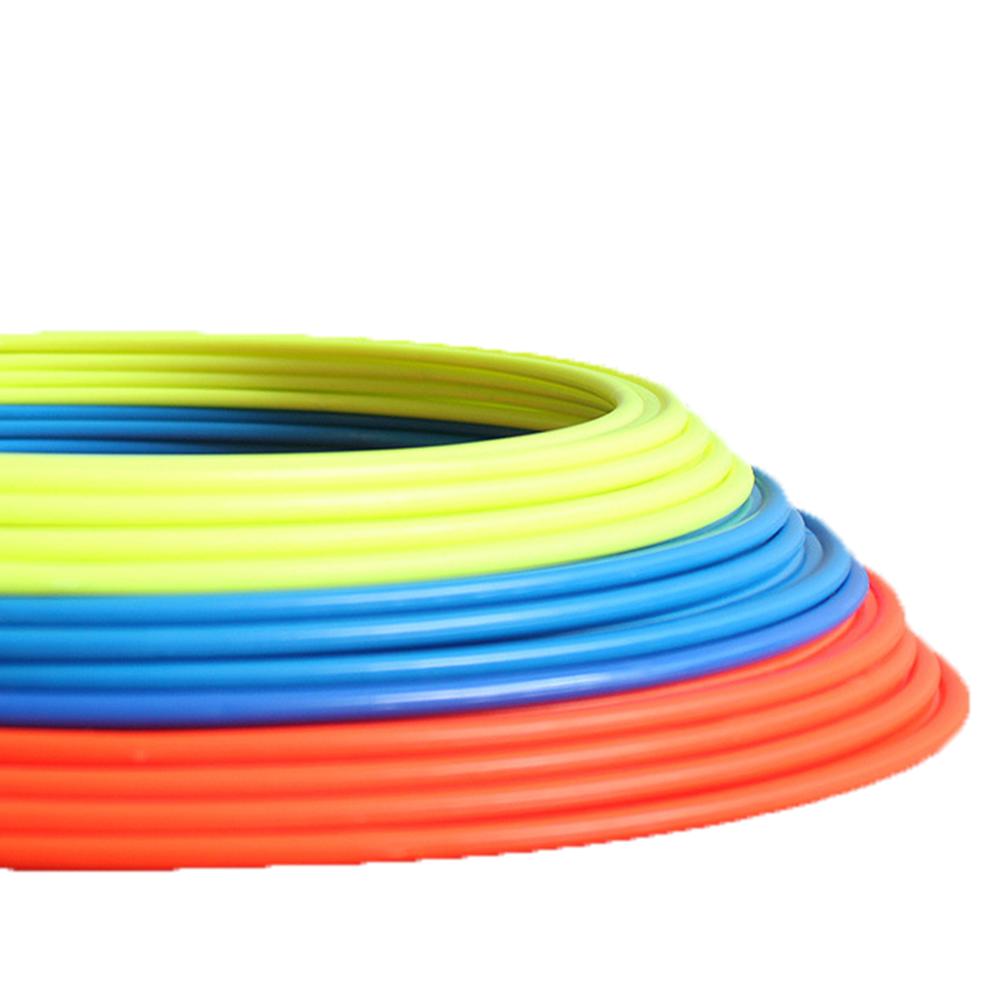 Aros para entrenamiento de fútbol de 30cm y 40cm de diámetro, equipo de entrenamiento de agilidad, anillos de entrenamiento de agilidad clásicos delicados, 5 uds.