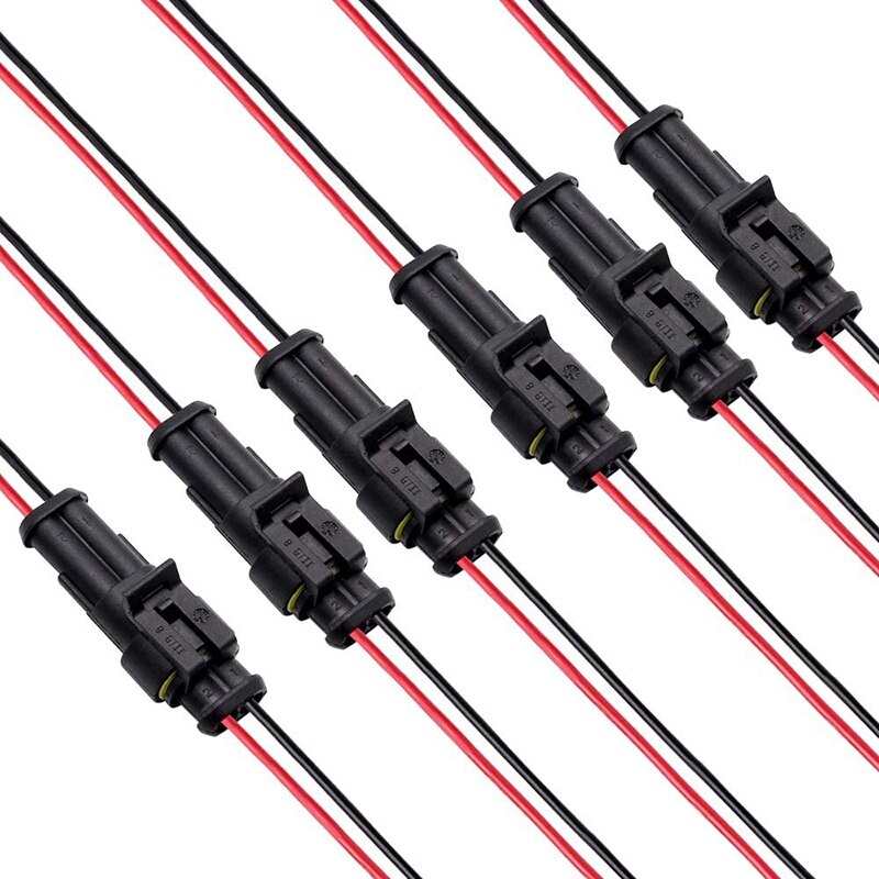 Connector,Way 16 AWG Wire,Waterproof Wire 1.5mm Series Terminal Connector,Suitable for Car Truck(6 Kit): Style 3