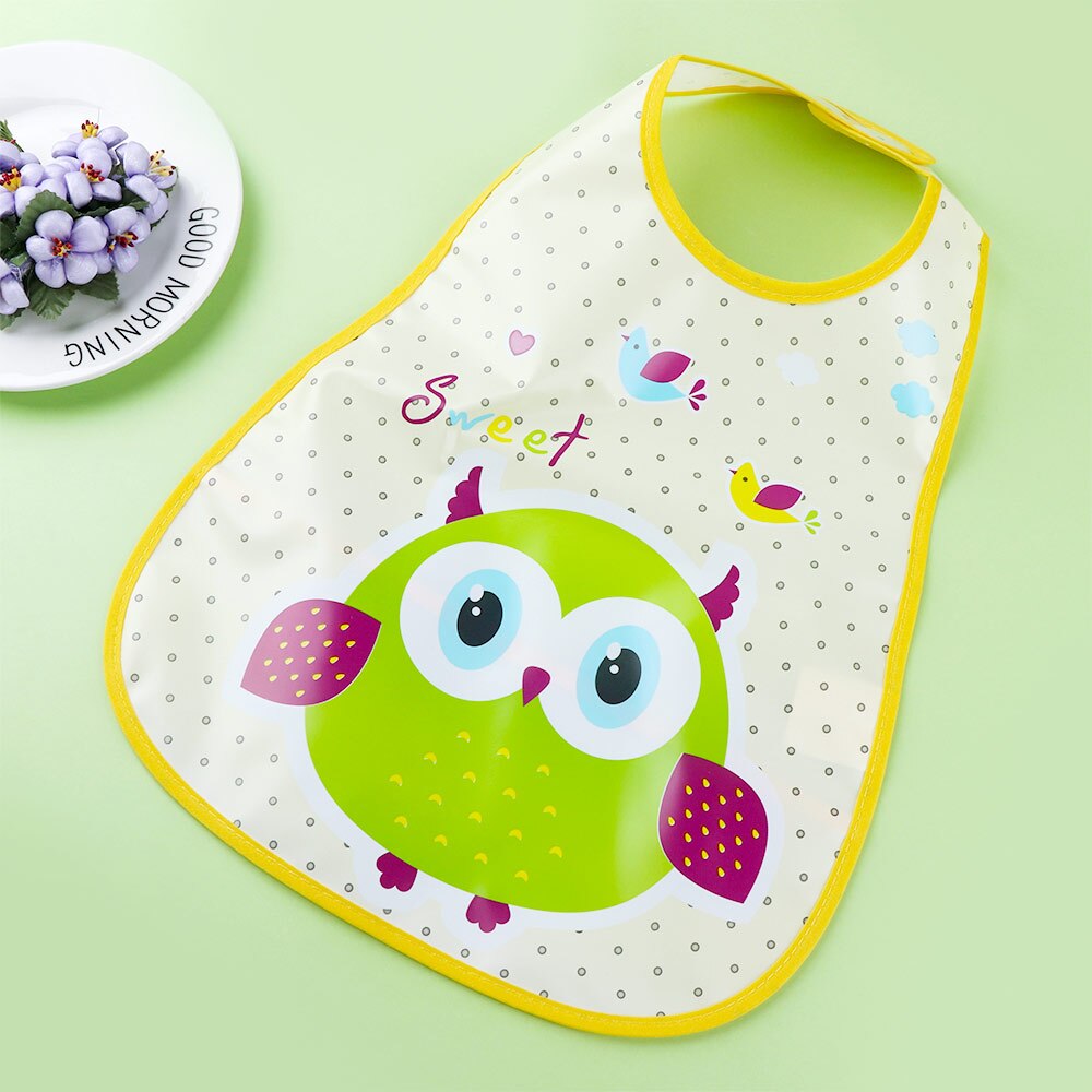 Cute EVA Baby Waterproof Feeding Bibs Cartoon Feeding Cloth Towels Apron Kids Feeding Accessories