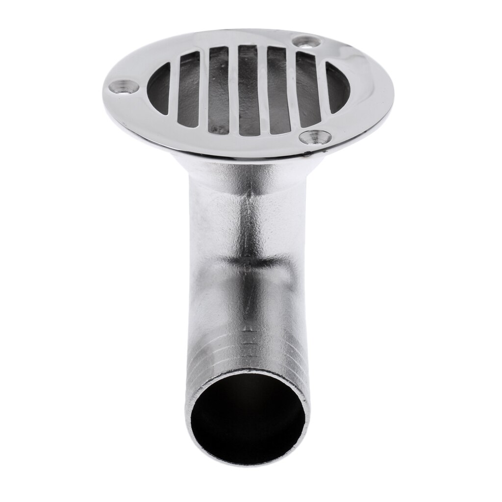 Marine Heavy Duty Stainless Steel Boat Deck Drain 90 Degree For Boat Yacht