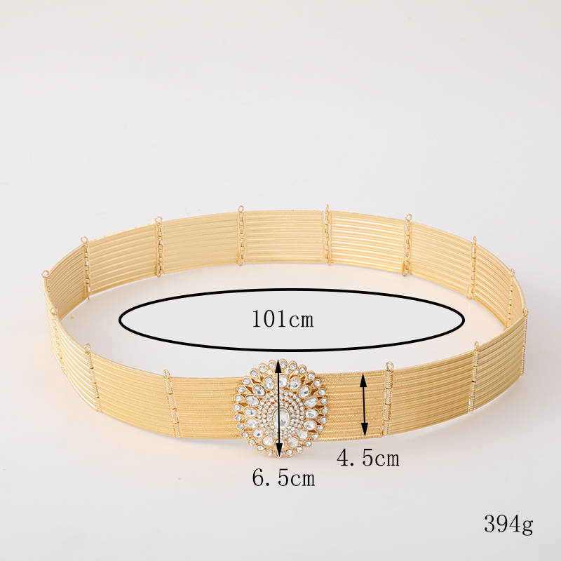 Marokkaanse Stijl Vrouwen Riem Ketting Metalen Riem Arabian Sieraden Riem Sieraden Lange Verstelbare Lengte