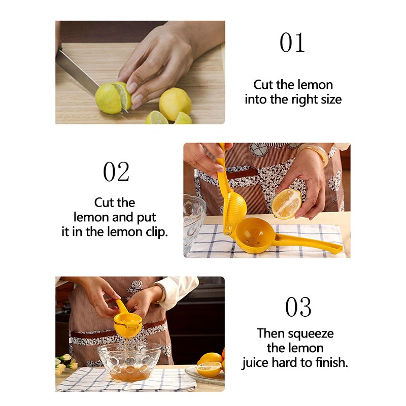 Köksredskap citronpressare aluminiumlegering apelsinjuicer fruktjuice brotschar snabbhandtag press multifunktionellt verktyg