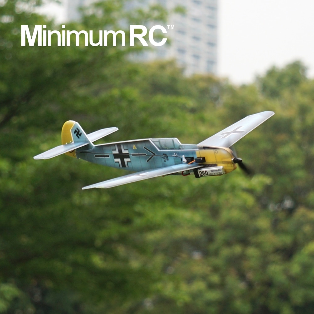 MinimumRC Messerschmitt BF109 RC airplane 360mm Kit+motor / Kit+motor+servos