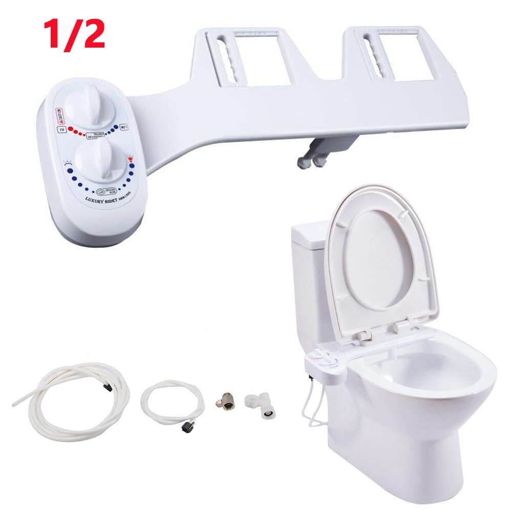 Varm / koldt vand kontrollerbar ikke-elektrisk bidet toiletsæde selvrensende bidet dyse-ferskvand bidet sprøjte mekanisk: Som au standard